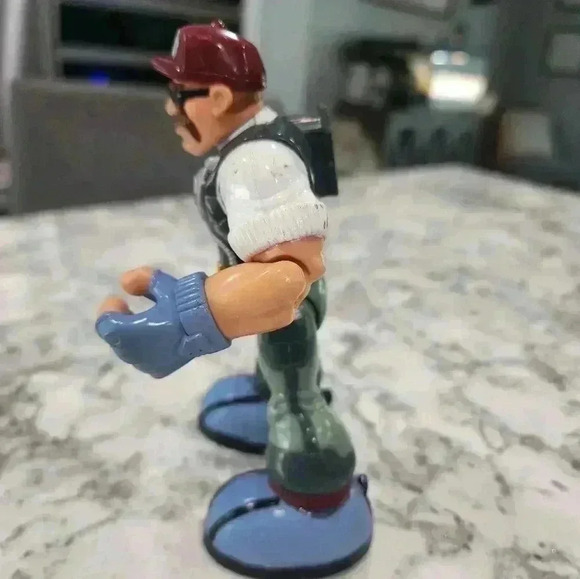 Vintage 1999 Mattel Rescue Heroes Bill Barker K9 Police Action Figure - Picture 2 of 4